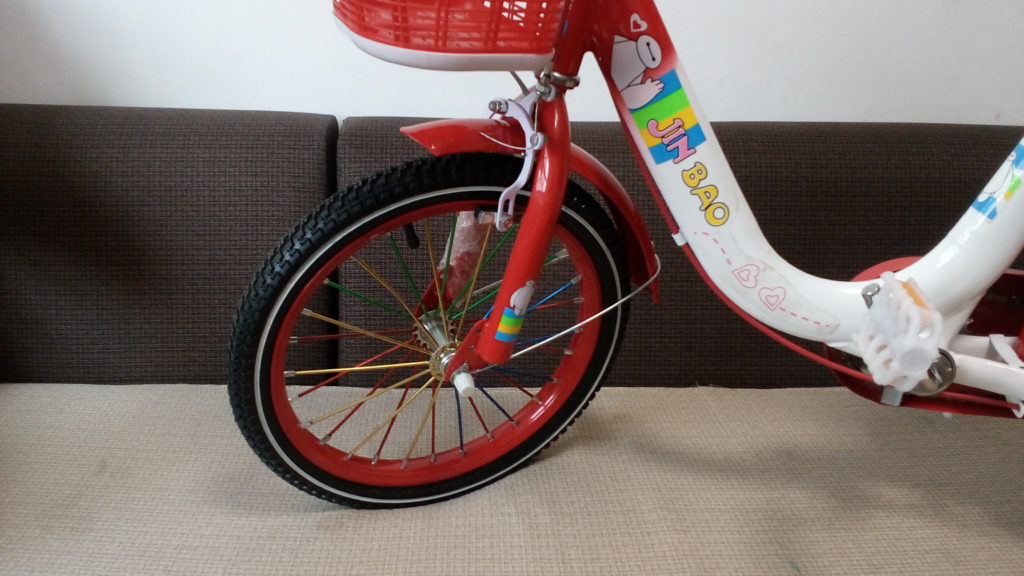 Xe đạp trẻ em nhập khẩu cho bé từ 3-6 tuổi Jinbao bánh trước